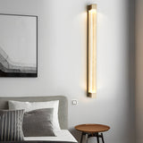 Modern Crystal Strip LED Wall Sconce Postmodern Luxury Bubble Glass Indoor Light Fixture