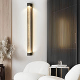 Modern Crystal Strip LED Wall Sconce Postmodern Luxury Bubble Glass Indoor Light Fixture