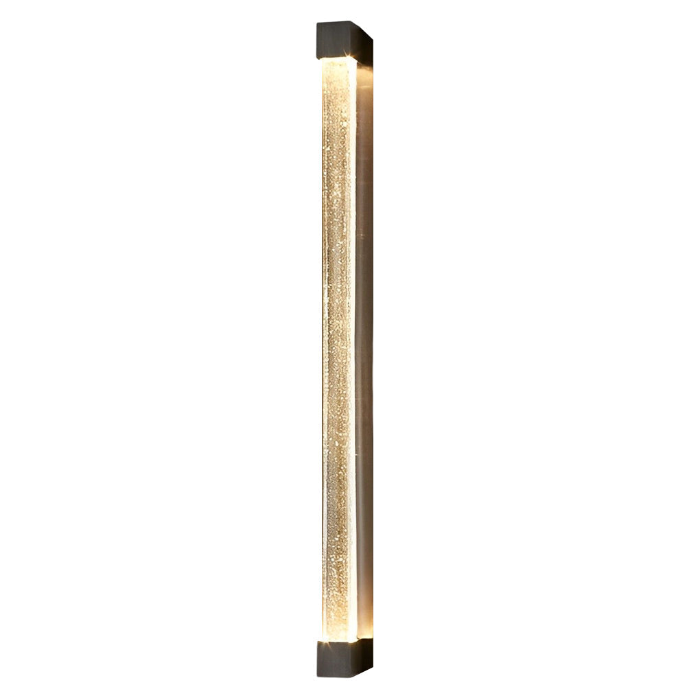 Modern Crystal Strip LED Wall Sconce Postmodern Luxury Bubble Glass Indoor Light Fixture