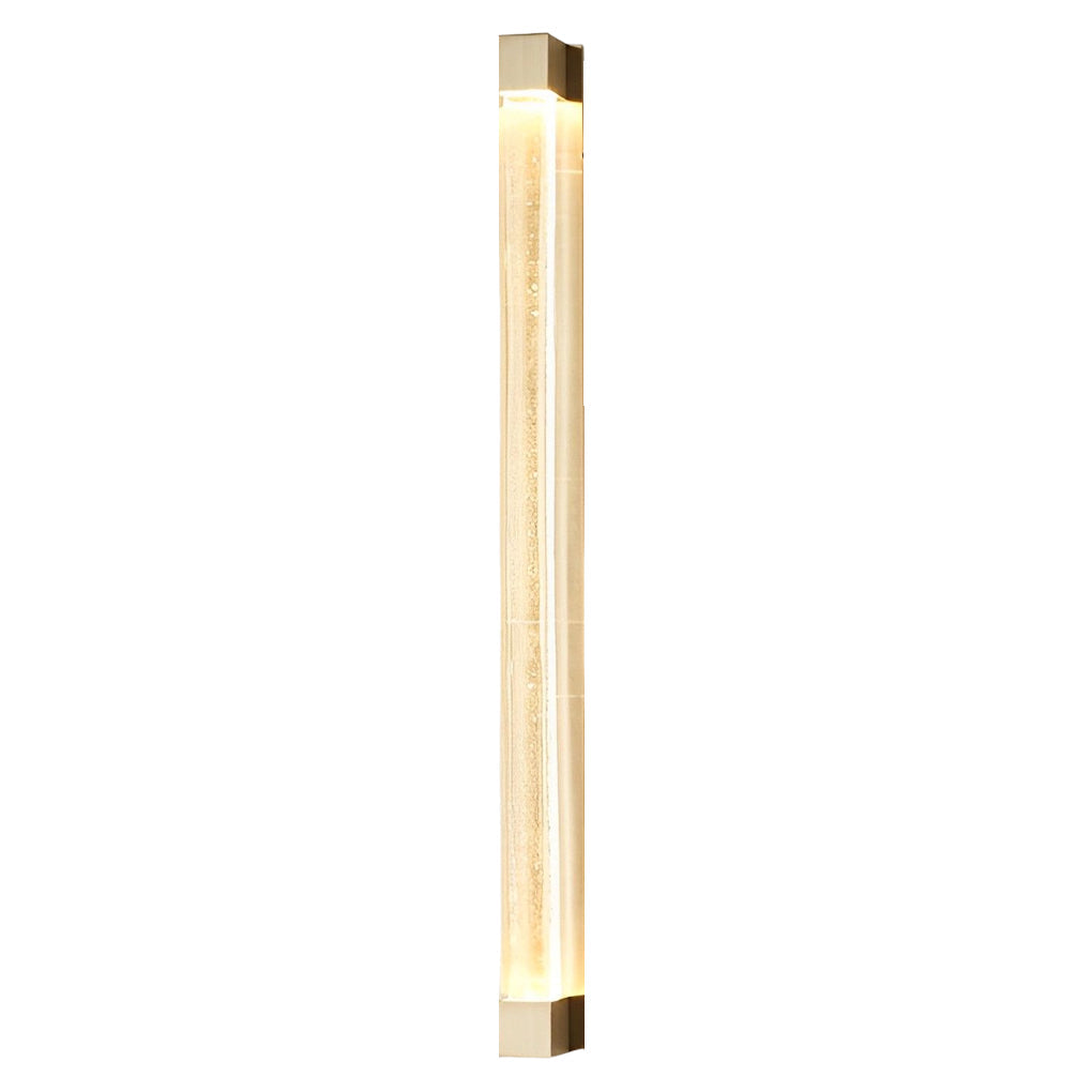 Modern Crystal Strip LED Wall Sconce Postmodern Luxury Bubble Glass Indoor Light Fixture