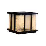 Modern Cube Solar Path Light Outdoor Waterproof Landscape Garden Pillar LED Lamp