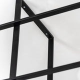 Modern Cubist Style Geometric Glass Ceiling Light with Murano Spheres and Metal Frame