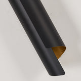 Modern Curved LED Metal Wall Sconce Nordic Black and Gold Iron Lighting for Bedroom and Living Room