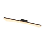 Modern Curved LED Vanity Light Bar Slim Bathroom Wall Sconce Fixture Matte Black or White Finish
