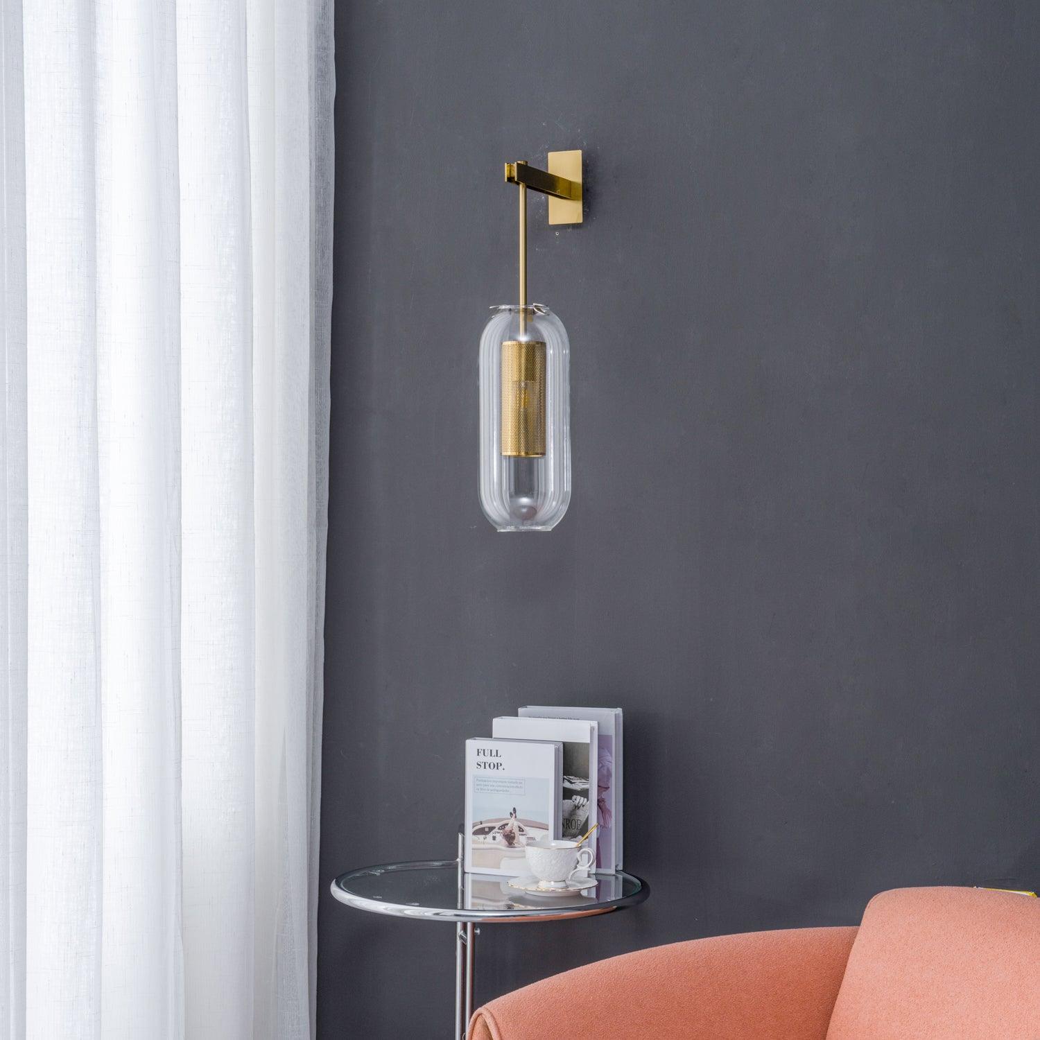 modern-cylinder-glass-wall-sconce-with-perforated-metal-cage-and-steel-accents-for-home-decor