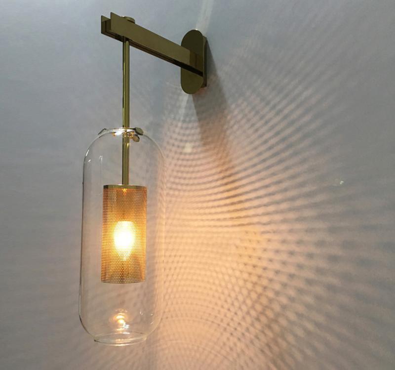 modern-cylinder-glass-wall-sconce-with-perforated-metal-cage-and-steel-accents-for-home-decor