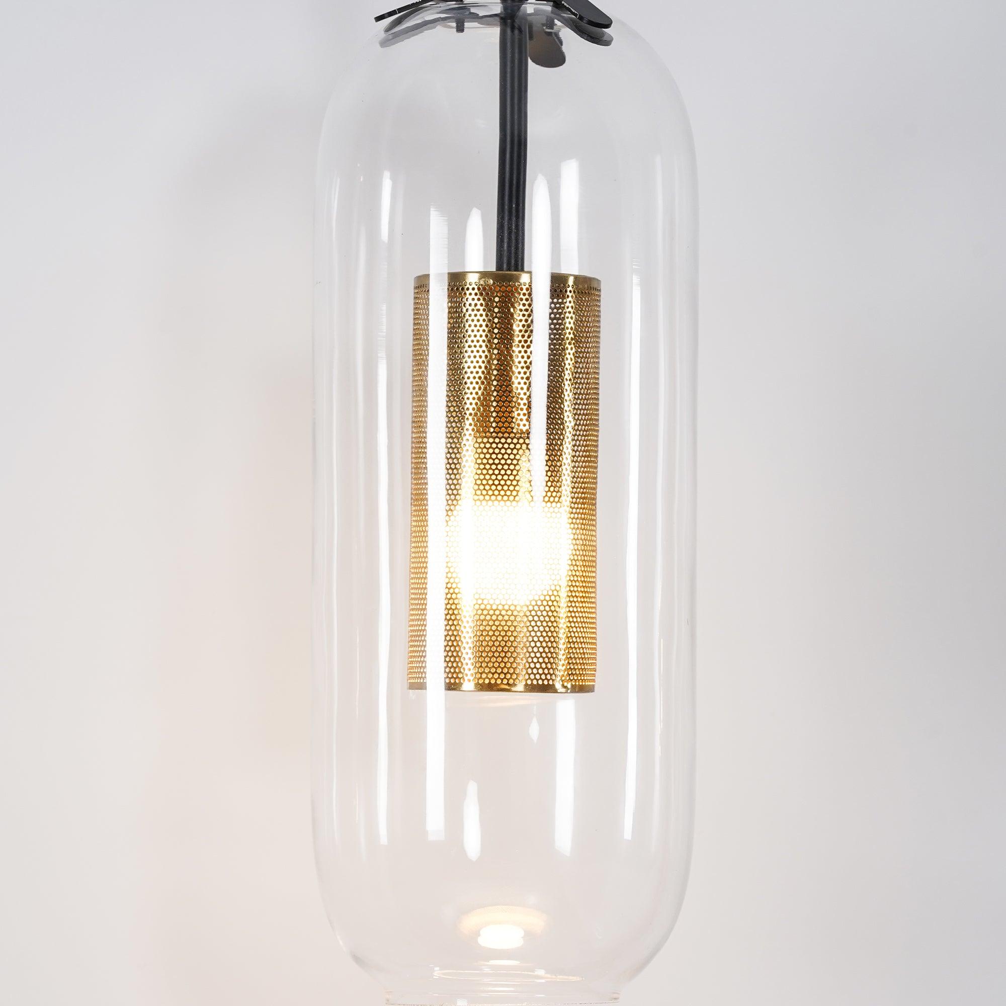 modern-cylinder-glass-wall-sconce-with-perforated-metal-cage-and-steel-accents-for-home-decor