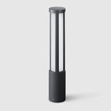 Modern Cylinder LED Outdoor Post Light Black IP54 Waterproof Garden Path Lighting Pole Lamp