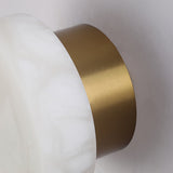 Modern Cylindrical Alabaster Wall Sconce LED Stone Wall Light Fixture for Indoor Decor
