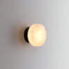 Modern Cylindrical Alabaster Wall Sconce LED Stone Wall Light Fixture for Indoor Decor