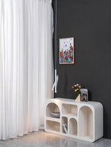 Modern Cylindrical Aluminum LED Pendant Light Minimalist Two Tube Geometric Chandelier