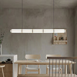 Modern Cylindrical Geometric LED Linear Pendant Light Modular Hanging Fixture