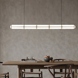 Modern Cylindrical Geometric LED Linear Pendant Light Modular Hanging Fixture