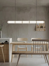 Modern Cylindrical Geometric LED Linear Pendant Light Modular Hanging Fixture