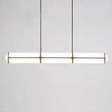 Modern Cylindrical Geometric LED Linear Pendant Light Modular Hanging Fixture
