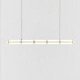 Modern Cylindrical Geometric LED Linear Pendant Light Modular Hanging Fixture