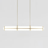Modern Cylindrical Geometric LED Linear Pendant Light Modular Hanging Fixture