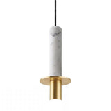 Modern Cylindrical Glass LED Pendant Light Industrial Metal Hanging Lamp for Kitchen Island