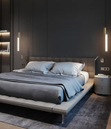 Modern Cylindrical LED Pendant Light Asymmetrical Aluminum Cluster Hanging Fixture for Dining Room