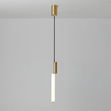 Modern Cylindrical LED Pendant Light Asymmetrical Aluminum Cluster Hanging Fixture for Dining Room