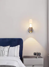 Modern Cylindrical LED Wall Sconce Minimalist Indoor Light Fixture Set of 2