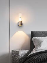 Modern Cylindrical LED Wall Sconce Minimalist Indoor Light Fixture Set of 2