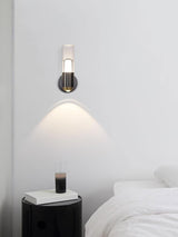 Modern Cylindrical LED Wall Sconce Minimalist Indoor Light Fixture Set of 2
