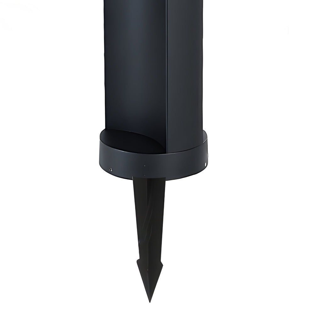 Modern Cylindrical Outdoor LED Lawn Lamp Waterproof Landscape Pathway Lighting