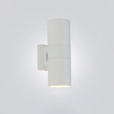 Modern Cylindrical Outdoor LED Wall Sconce Waterproof Aluminum Exterior Light for Porch and Garden