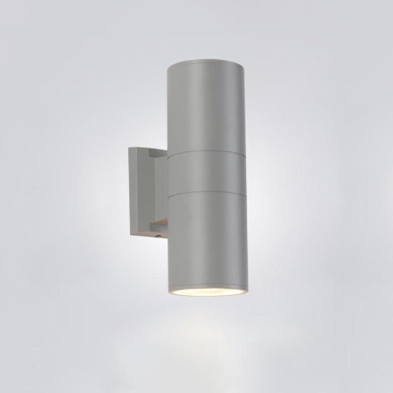 Modern Cylindrical Outdoor LED Wall Sconce Waterproof Aluminum Exterior Light for Porch and Garden