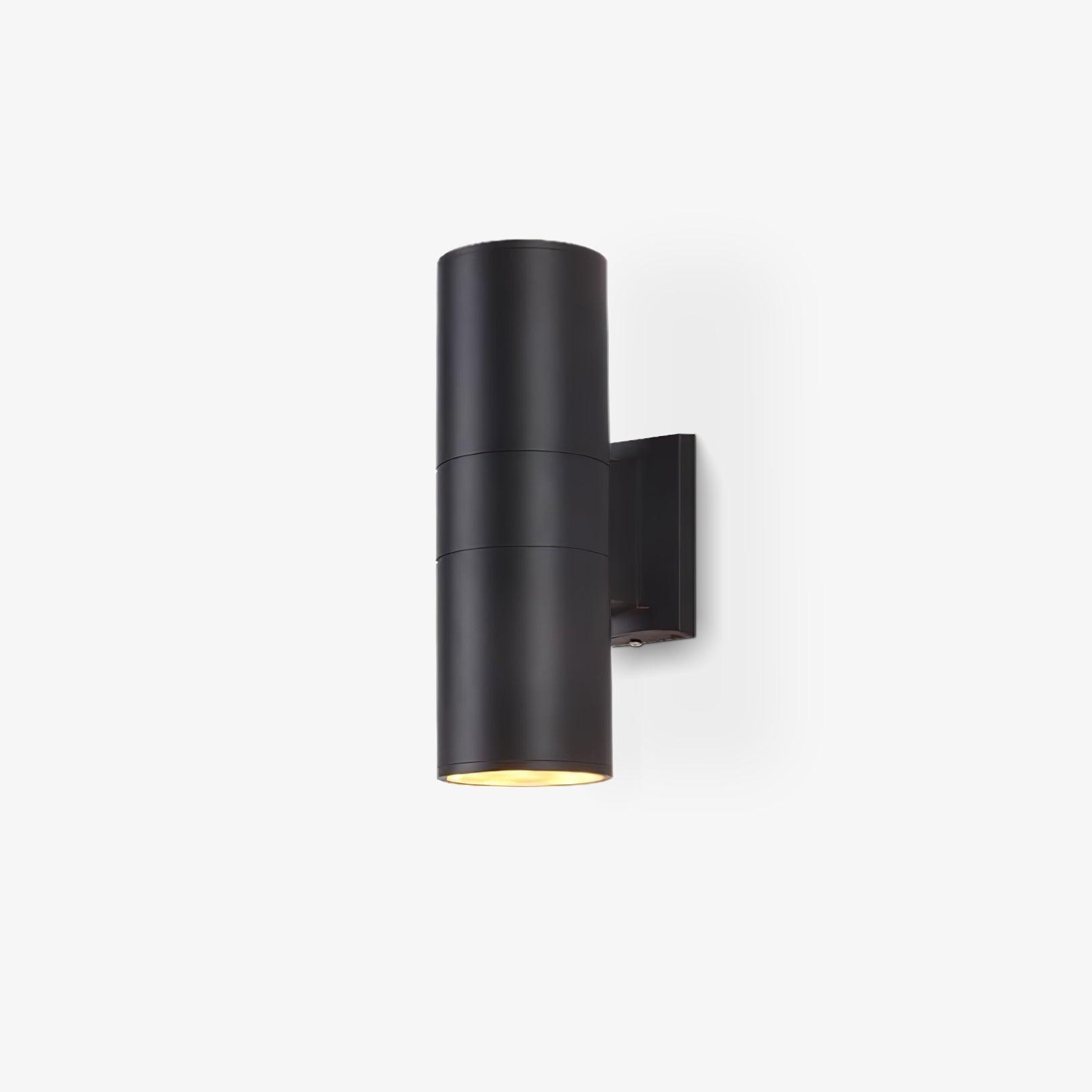 Modern Cylindrical Outdoor LED Wall Sconce Waterproof Aluminum Exterior Light for Porch and Garden