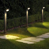 Modern Dark Gray Waterproof LED Outdoor Garden Path Light for Landscape