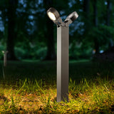 Modern Dark Gray Waterproof LED Outdoor Garden Path Light for Landscape