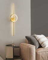 Modern Decorative Deer Brass Wall Sconce LED Light Fixture for Home Interiors