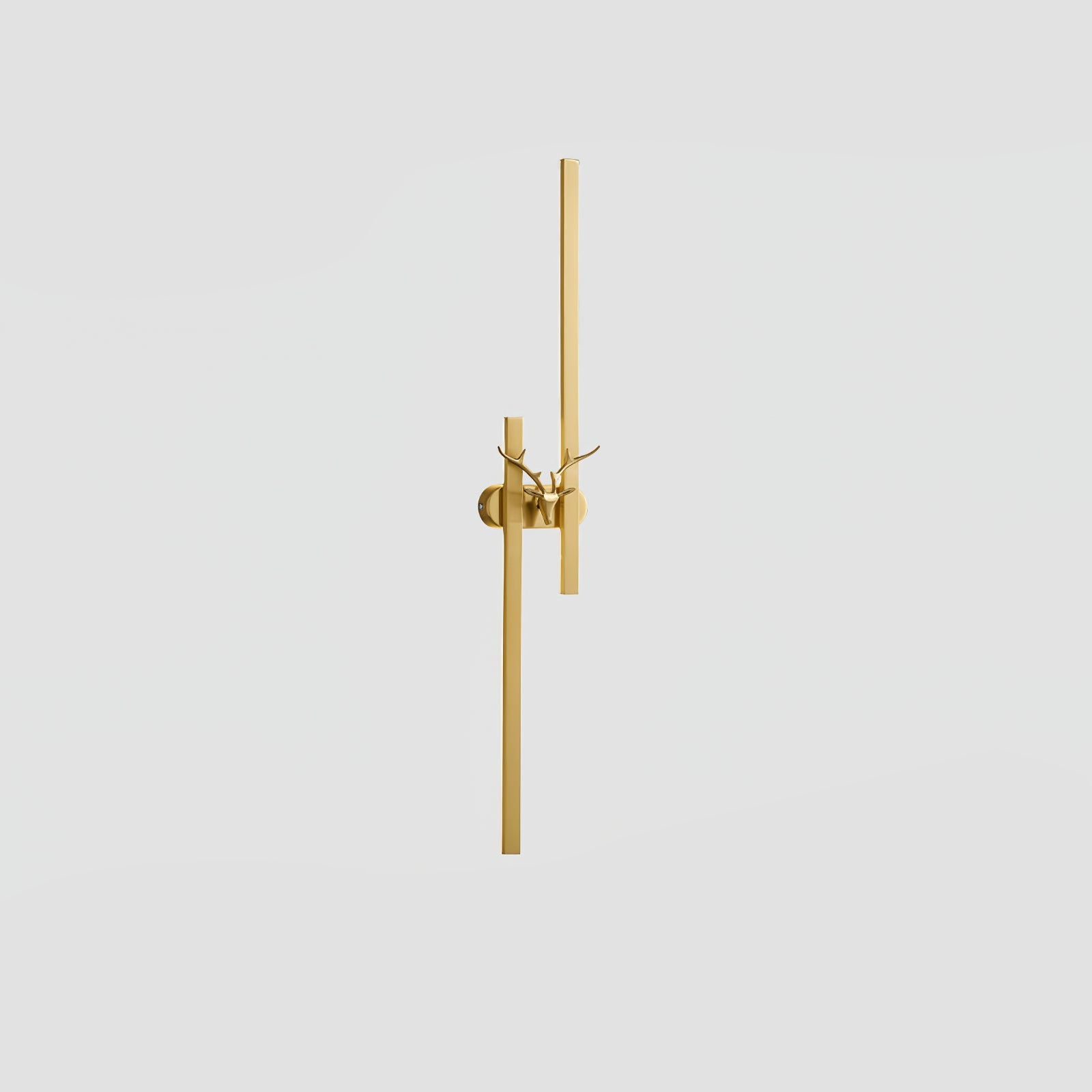 Modern Decorative Deer Brass Wall Sconce LED Light Fixture for Home Interiors