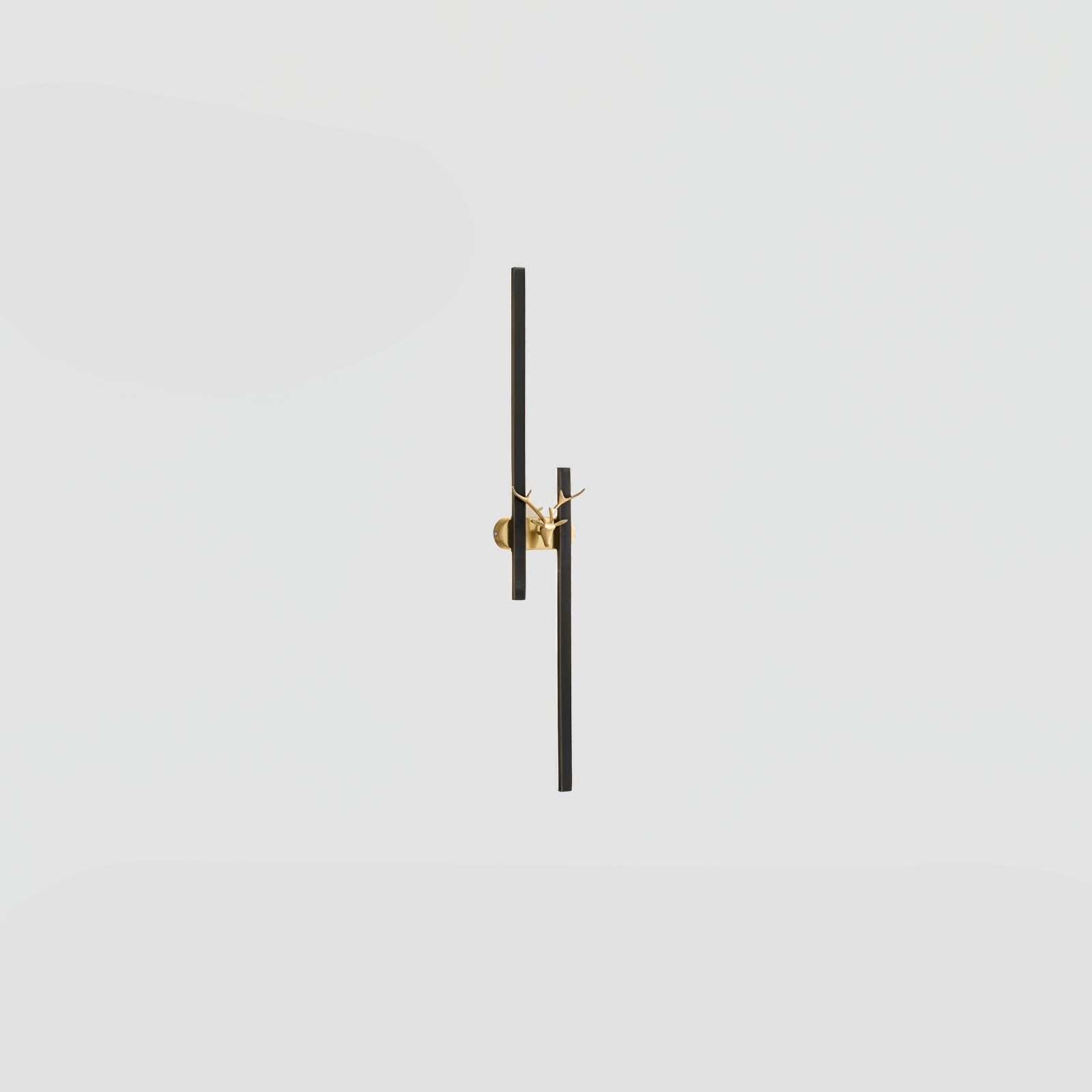 Modern Decorative Deer Brass Wall Sconce LED Light Fixture for Home Interiors