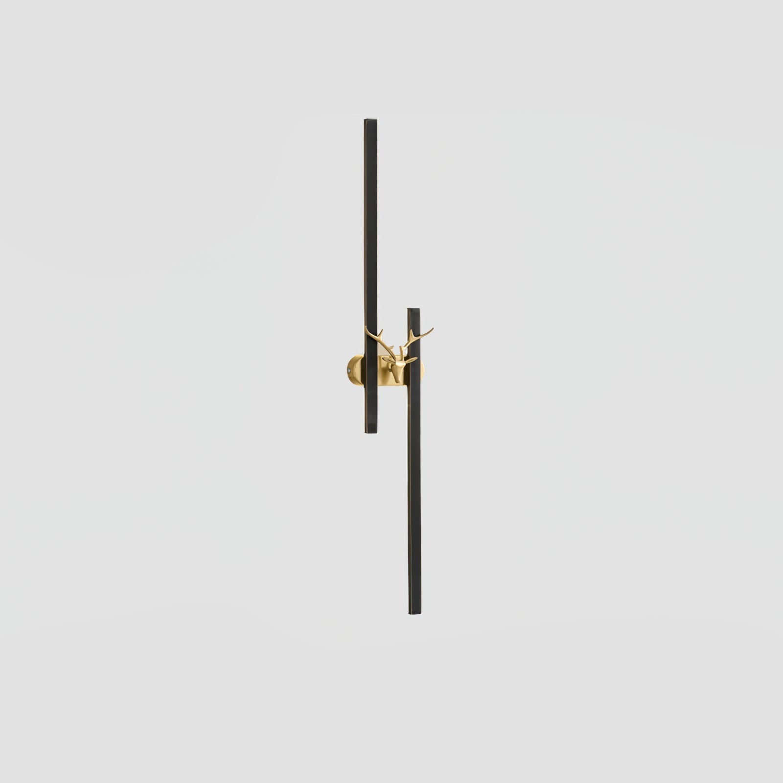 Modern Decorative Deer Brass Wall Sconce LED Light Fixture for Home Interiors