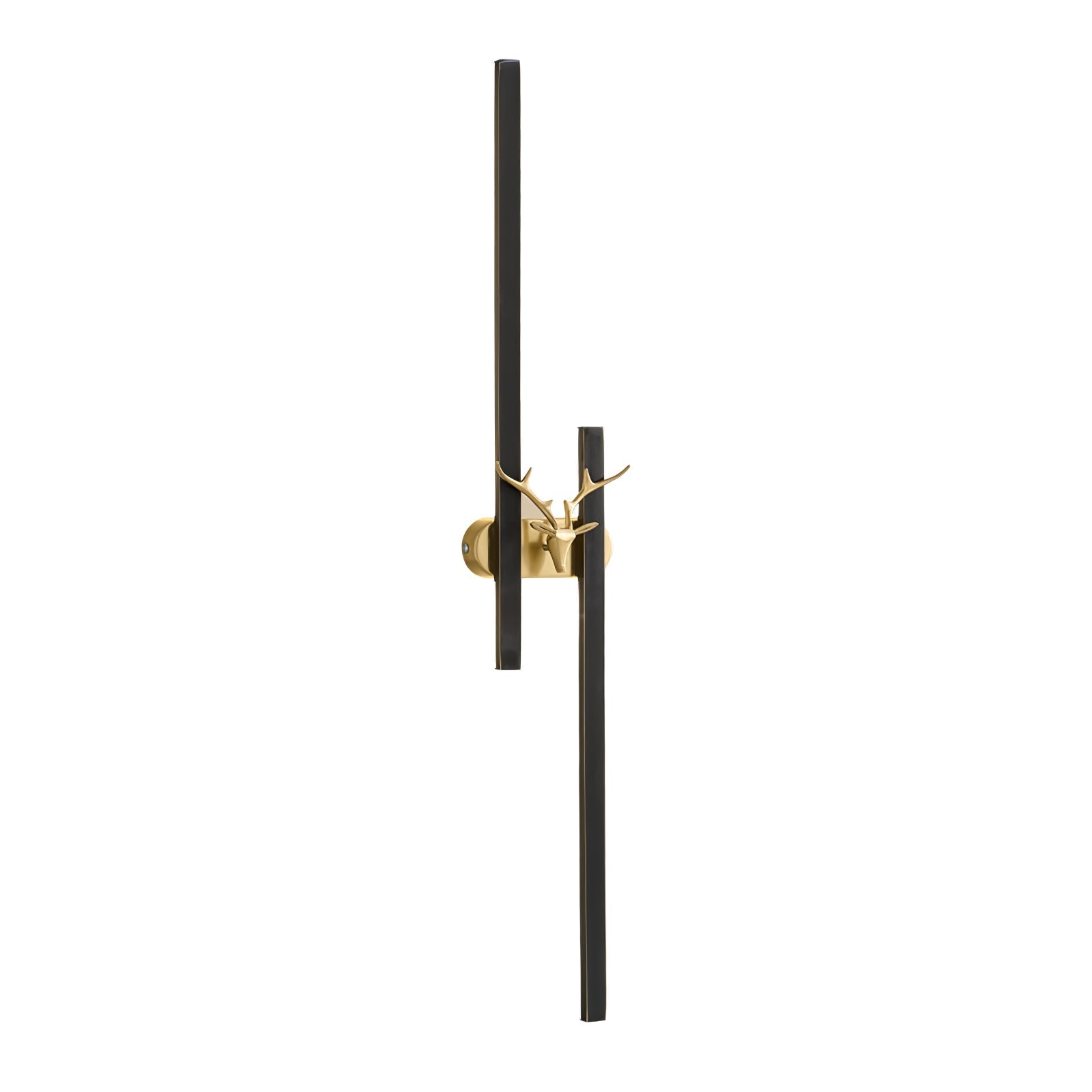 Modern Decorative Deer Brass Wall Sconce LED Light Fixture for Home Interiors
