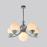 Modern Dewdrop Glass Globe Chandelier Art Deco Pendant Lighting for Living Room