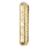 Modern Dimmable LED Crystal Wall Sconce Elegant Double Strip Vanity Light for Living Room
