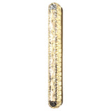 Modern Dimmable LED Crystal Wall Sconce Elegant Double Strip Vanity Light for Living Room