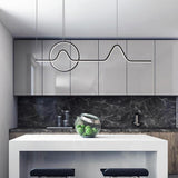 Modern Dimmable LED Ring and Linear Pendant Light for Kitchen Island Decor