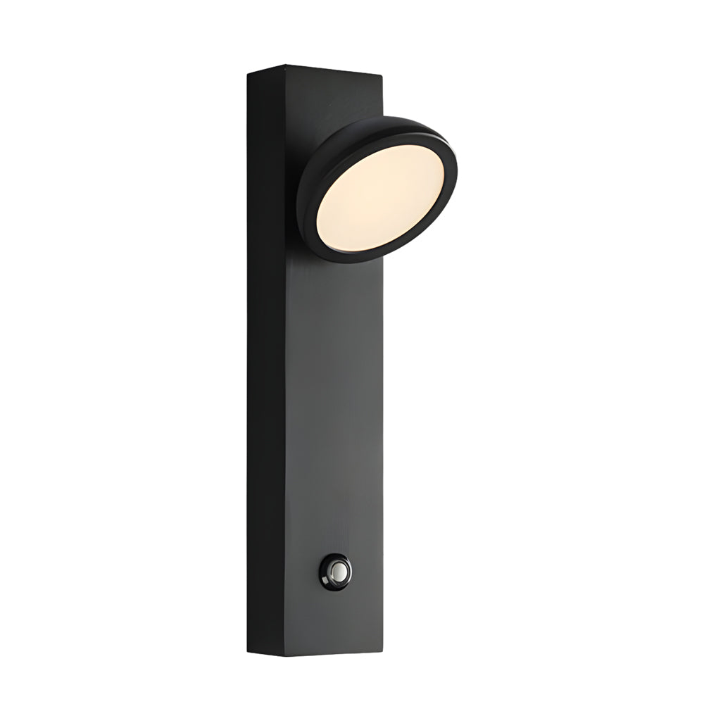 Modern Dimmable LED Wall Sconce with Rotatable Spotlight and Touch Control for Bedroom Reading