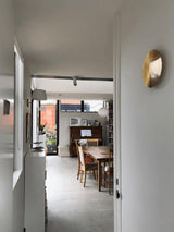 Modern Disk LED Wall Sconce Minimalist Gossa Ring Light for Living Room and Bedroom