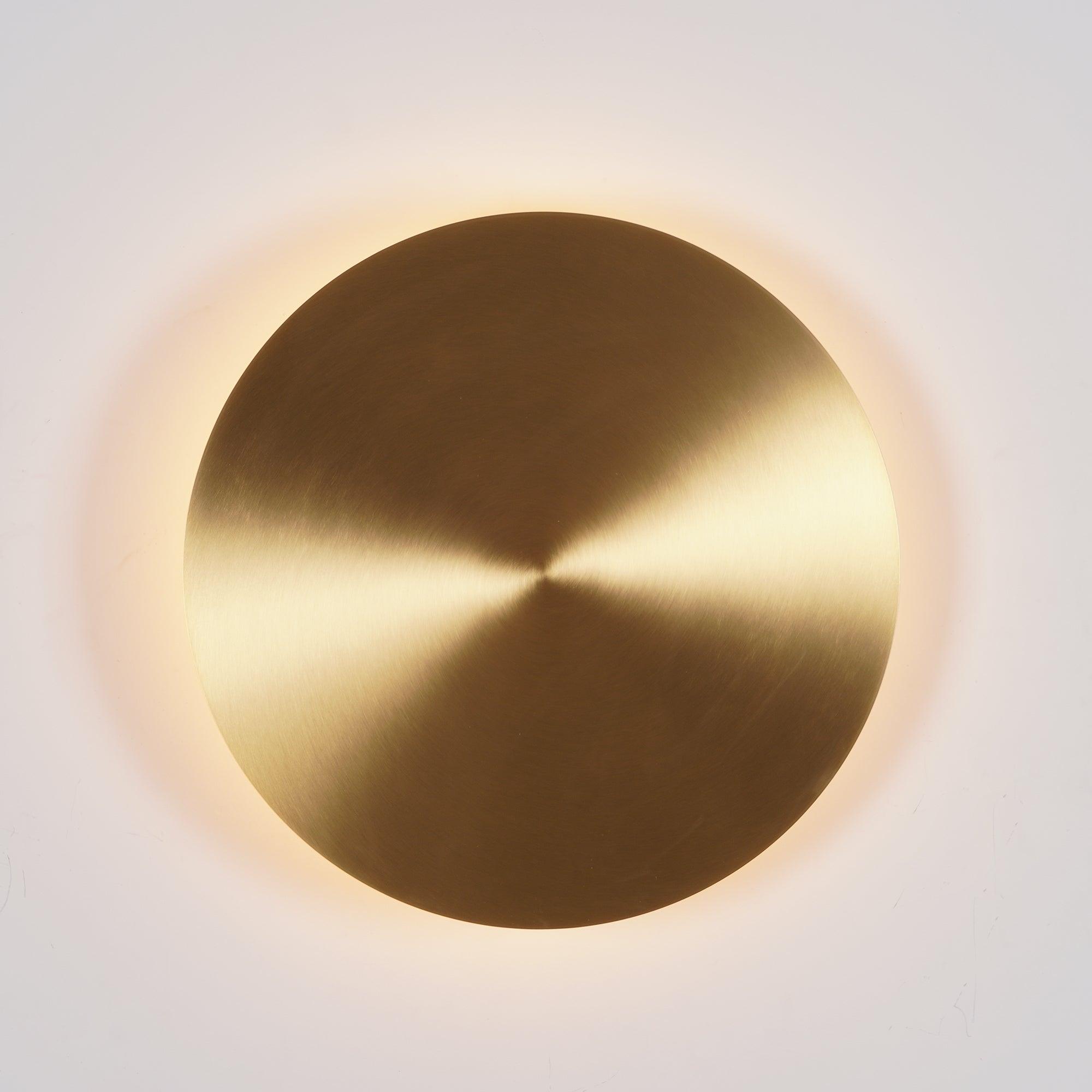 Modern Disk LED Wall Sconce Minimalist Gossa Ring Light for Living Room and Bedroom