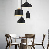 Modern Dome Aluminum LED Pendant Light for Dining Room and Office Adjustable Hanging Lamp