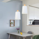 Modern Dome Aluminum LED Pendant Light for Dining Room and Office Adjustable Hanging Lamp