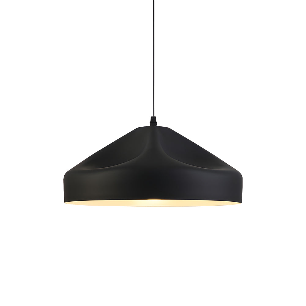 Modern Dome Aluminum LED Pendant Light for Dining Room and Office Adjustable Hanging Lamp