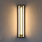 Modern Double Axis Outdoor Wall Sconce Waterproof Stainless Steel Exterior LED Lighting