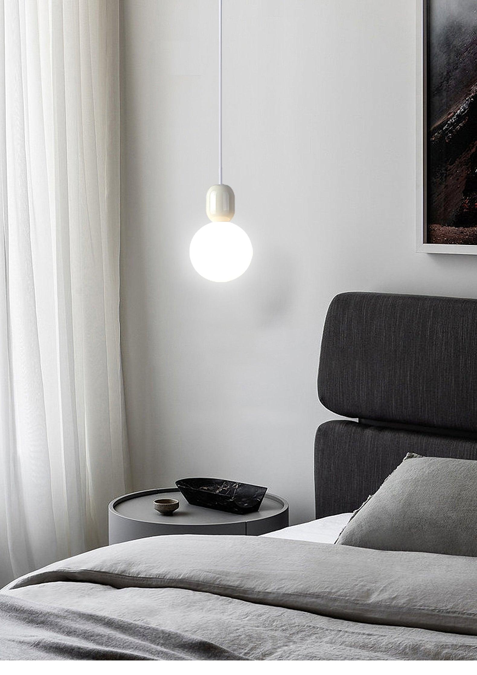 Modern Double Sphere Acrylic Pendant Light for Contemporary Dining and Living Areas